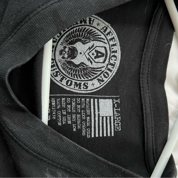 Men’s xl short sleeve affliction T-shirt - Picture 3 of 3